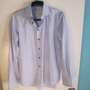 Christian Lacroix Mens Size S Modern Fit Cotton Dress Shirt Size 14.5  40" Chest